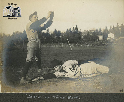 Ball Game at the Flats, 1898