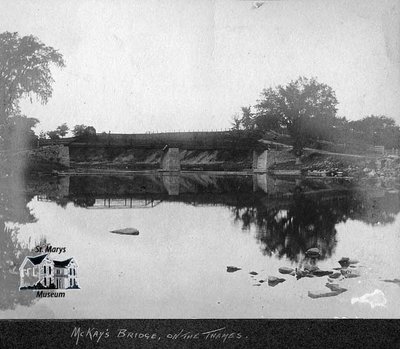 McKay's Bridge Over Thames River, 1901