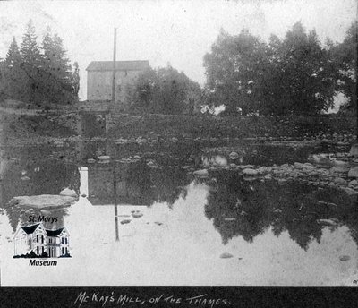 McKay's Mill and Thames River, 1901