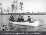 Four Men on the Thames River