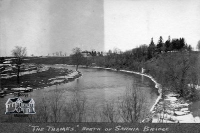 The Thames River in Winter, c. 1900-1903