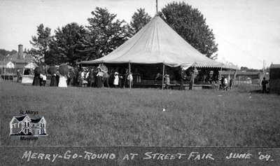 Carousel at Street Fair, 1904