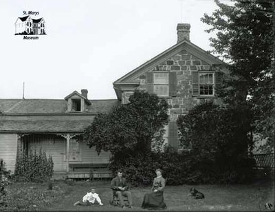 Rural Stone Home and Family, c. 1902-1906