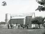 Farmers with their Horses and Barn, c. 1902-1906
