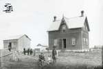 Farm Family on their Homestead, c. 1902-1906