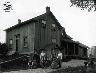 Large Family Portrait, Farmhouse, c. 1902-1906