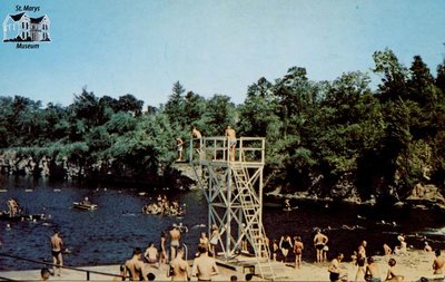 Swimming at Canada's Largest Outdoor Swimming Pool