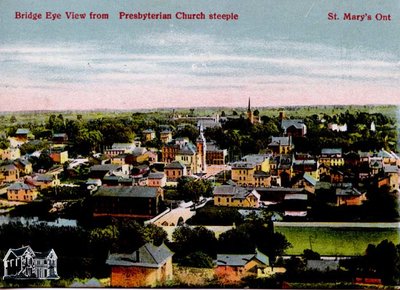 Bridge Eye View from Presbyterian Church Steeple