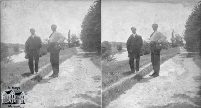 Two Men on River Road