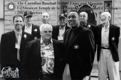 Canadian Baseball Hall of Fame Induction, 2003