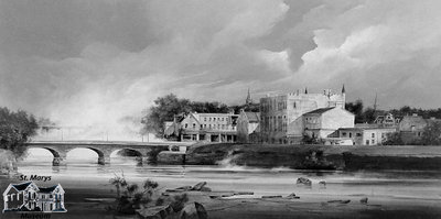 Painting of Victoria Bridge and Opera House