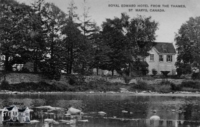 Royal Edward Hotel From the Thames