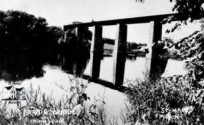 Sarnia Bridge Over Thames River