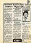 "Down-and-out inventor's blender celebrates 50 years of success", Eat at Our House, 13 May 1992