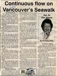 "Continuous flow on Vancouver's Seawalk", Eat at Our House, February 1994