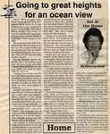 "Going to great heights for an ocean view", Eat at Our House, February 1994