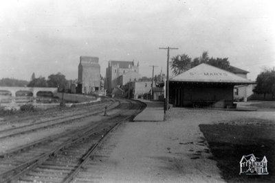 The Mill and Canadian Pacific Railroad Track