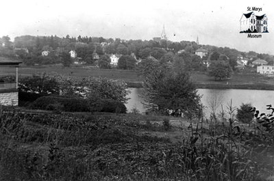 View of Flats and North Ward from West Ward