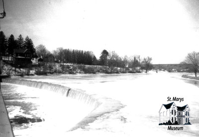 Dam in Winter