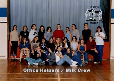 Arthur Meighen Public School Office Helpers / Milk Crew, 2000-2001