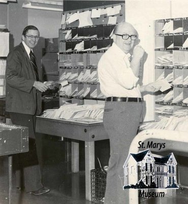 Post Office Workers at Christmas, 1977