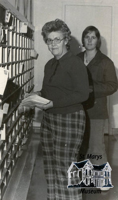 Post Office Workers at Christmas, 1977