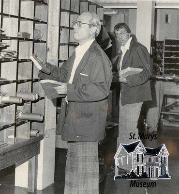 Post Office Workers at Christmas, 1977