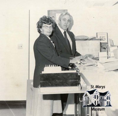 Post Office Workers at Christmas, 1977