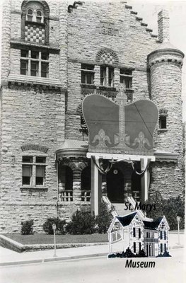 Town Hall Decorated for the Royal Visit