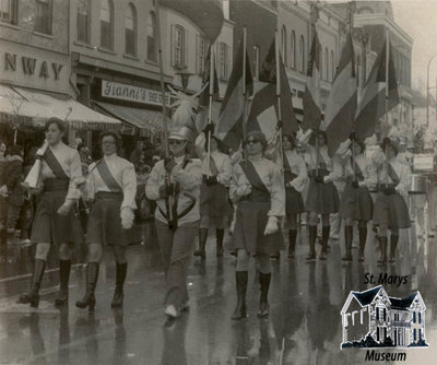 Downtown St. Marys During a Parade