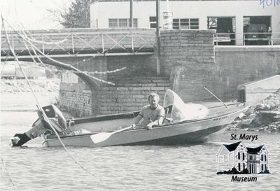 Motorboat on the Thames