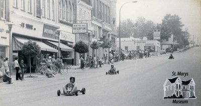 Go-Kart Racing Down Queen Street