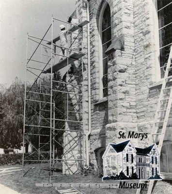 Construction at the Presbyterian Church