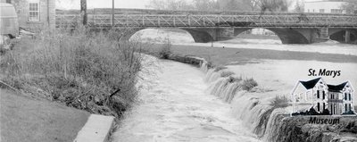 Victoria Bridge and Millrace, 1979