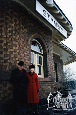 Couple in Front of VIA Station