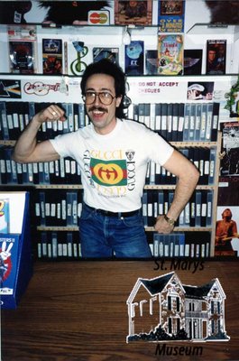 Man at Video Store