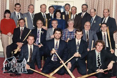 Group at the Canadian Baseball Hall of Fame