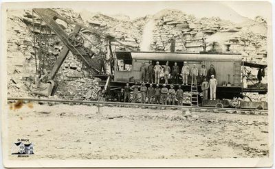 Group of Miners in Quarry