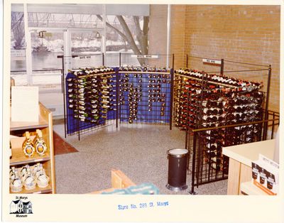 LCBO Interior: Racks of White & Red Wine