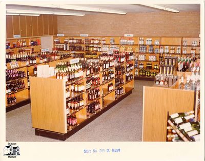 Interior View of LCBO in St. Marys