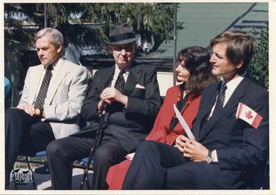 Michael Meighen and Others at Arthur Meighen Statue Ceremony