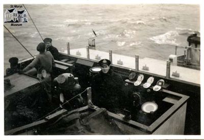 Lieutenant Simon Aboard the HMCS Stone Town