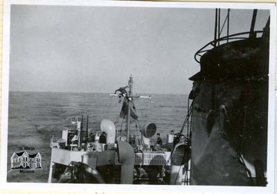 Looking down the HMCS Stone Town