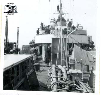 On Board the HMCS Stone Town