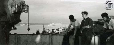 Sailors Aboard HMCS Stone Town