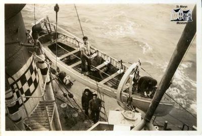 Small Boat on HMCS Stone Town