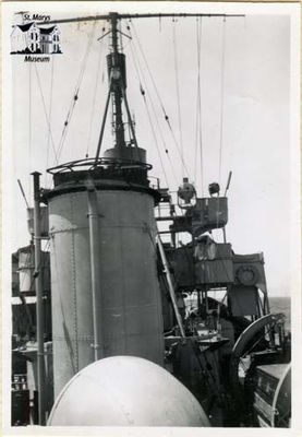 View of the Mast of HMCS Stone Town