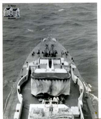 View of the Front Deck of HMCS Stone Town