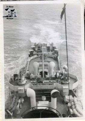 Back Deck of HMCS Stone Town