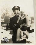 Sub Lieutenant Richard A. Simon with His Son